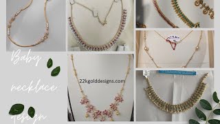 India traditional Baby girl necklace design