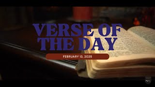 Verse of the Day - February 13, 2025 (Deuteronomy 31:6)