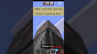 how to make trap for your friends in minecraft pocket edition #shorts #minecraftshorts