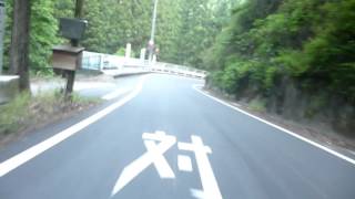 志賀坂峠　(群馬側)　下り　(2015初夏)　バイク ツーリング　VTR250　車載動画