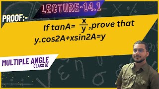 Lecture 14.1//Multiple angle//Trigonometry//class 10// O.Math