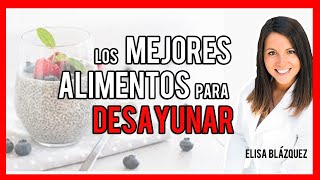 🔷ALTERNATIVAS de DESAYUNOS SALUDABLES. (RealFood) ⚫ (ELISA BLÁZQUEZ) Nutricionista