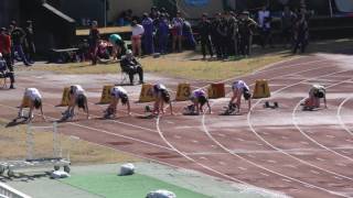 20161112群馬高校女子スプリントトライアスロン100m5組