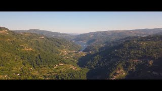 Cinfães.Douro region north of Portugal on drone Dji Mavic Pro.