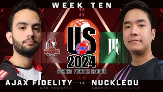 Ajax Fidelity (Ed) vs. NuckleDu (Guile) - Bo3 - Street Fighter League Pro-US Week 10