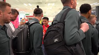 Welsh football team departs from Cardiff for Qatar 2022 World Cup
