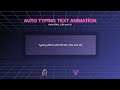Create a Typing Effect Only HTML CSS JS
