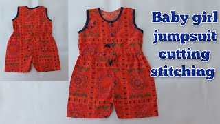 1 year baby girl jumpsuit cutting stitching#Summer #Easy method @St.FashionHub