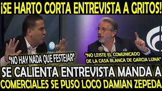 ¡CORTA ENTREVISTA TERMINA EN GRITOS SE VOLVIO L0CO DAMIAN ZEPEDA JUAN BECERRA MANDA A COMERCIALES!