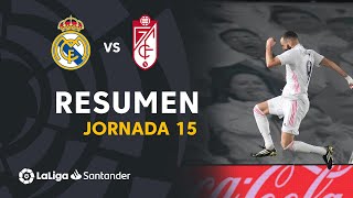 Resumen de Real Madrid vs Granada CF (2-0)