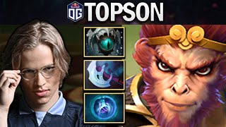 OG.TOPSON MID MONKEY KING IS BACK - DOTA 2 7.27 GAMEPLAY