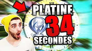 JE DÉBLOQUE UN PLATINE EN 34 SECONDES ! (Slyde) Trophée le PLUS RAPIDE ET FACILE AU MONDE (Record)