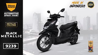 VIRAL WARNA BLACK METALLIC 9239  | DITON PREMIUM