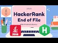 HackerRank | Java | End of File | Certification | Gold Badge
