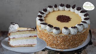 Einfacher geht es fast gar nicht/ Leckere Marzipan Nuss Torte #torte #marzipan