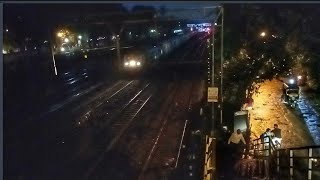 02109 l Mumbai manmad panchavati covid special blasting speed with howrah wap 7 at dombivli