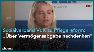 Verena Bentele (Präsidentin Sozialverband VdK Deutschland) zur Pflegereform