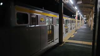 南武線E233系8000番台 N18編成 最終 各駅停車 武蔵中原行き 府中本町駅発車、N？編成 最終 立川行き 府中本町駅到着