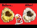 Iron Out vs. GEODE (how to clean stained rocks)