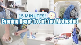 OVERWHELMED CLEANING? Try The 15 Minute Timer Method | Clean With Me