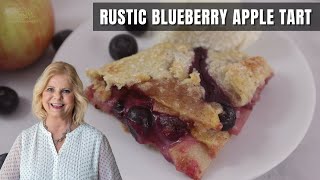 Rustic Blueberry Apple Tart Recipe 🍎🫐