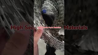 FHZZ Stainless Steel Blade Wire, SS430 Razor Blade Wire, High Security Fence Materials Factory