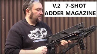 New 7 Shot V2 Adder Crossbow Magazine Tests (Speed Shooting / misfires etc)