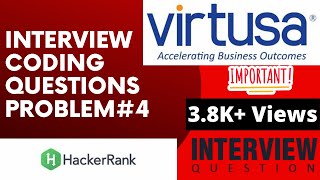 Interview coding questions-VIRTUSA hackerrank interview prep kit