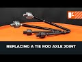 How to change a tie rod axle joint [AUTODOC TUTORIAL]