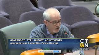 John Schwartz CCAR WRCC CENTER MANAGER APPROPRIATIONS TESTIMONY 02/2120