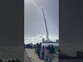 h2aロケット46号機打ち上げ、見学者から歓声