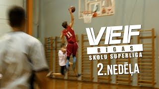 VEF Rīgas skolu superlīgas 2.nedēļas apskats (2014./2015.g)