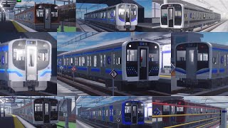 【多種多様】尾羽急OB721系、OB129系、OB131系到着•発車シーン集動画【Roblox】