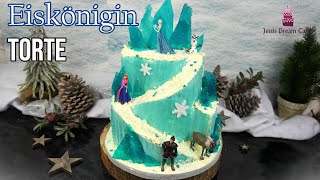 Eiskönigin Torte selber machen / Frozen Birthday Cake/Elsa Torte - ein Mädchentraum!😍