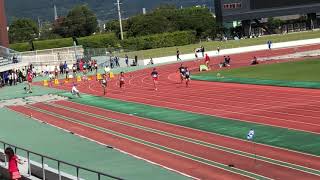 【佐賀県民体育大会】男子100m 予選 5レーン