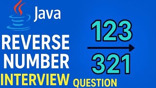 Reverse Number in Java Logical interview question ❓#coding #interview #programming #java