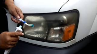 Instantly Remove Film and Oxidation from Headlights