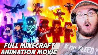 Minecraft Animation Songs of War: FULL MOVIE (1st TIME WATCHING) REACTION!!!