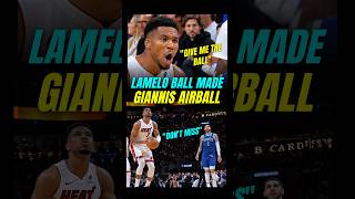 LaMelo TROLLING Giannis in his Debut😭
