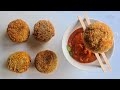 Polpette di lenticchie e pane abbrustolito con relish di pomodoro (senza uova)