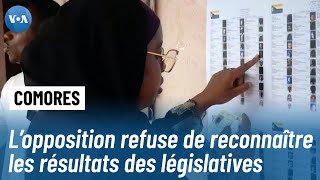 L'opposition comorienne rejette les résultats des législatives