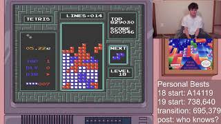 Chill NES Tetris Stream DEFINITELY NO DAS 1.1s