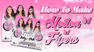 HOW TO MAKE A BUSINESS MOTION FLYER FOR FREE ON YOUR IPHONE 👸🏽💖✨