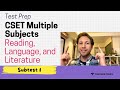 CSET Subtest 1 Prep: Language Structure and Linguistics