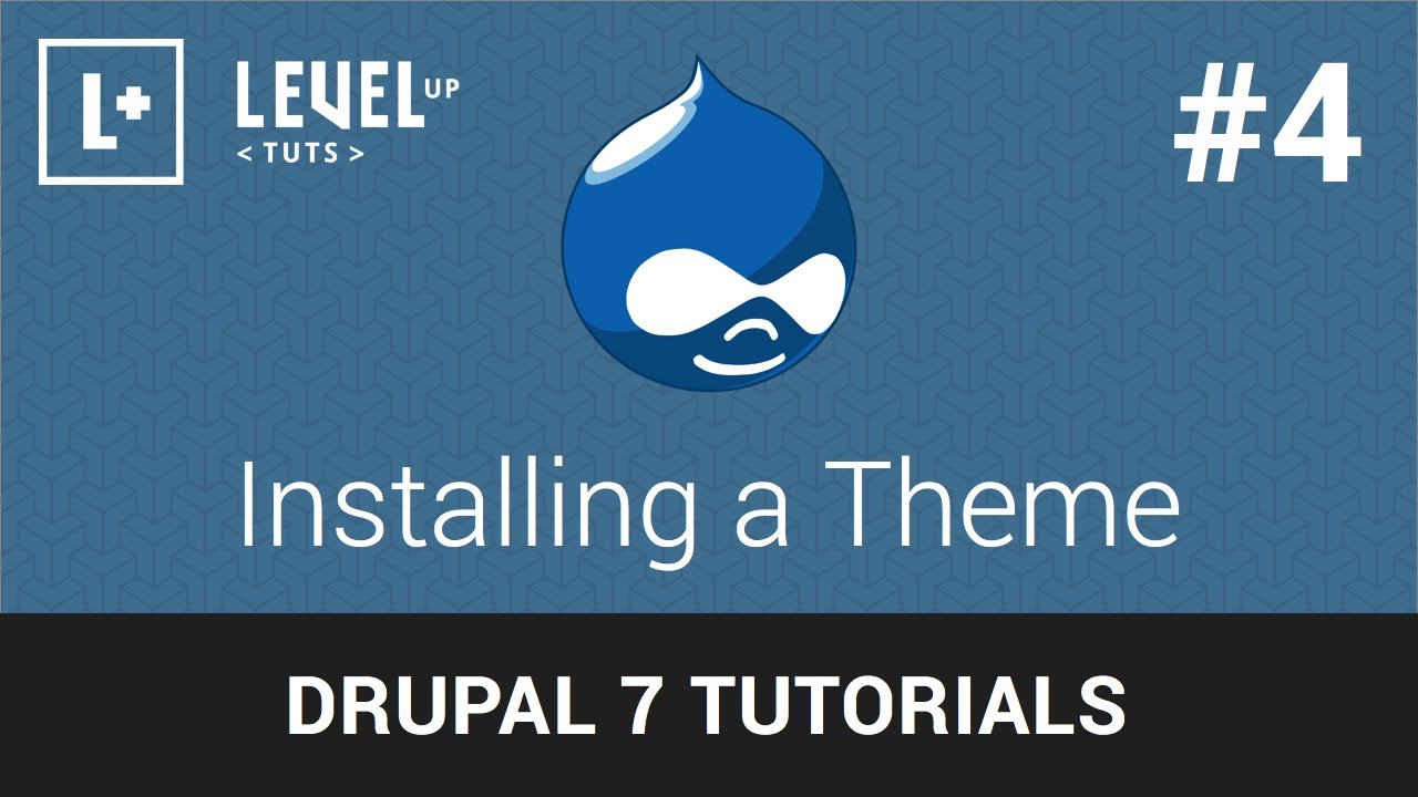 Drupal Tutorials 4 Installing A Theme Youtube