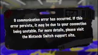 A communication error has occurred…