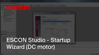 ESCON Studio - Startup-Wizard (DC motor)