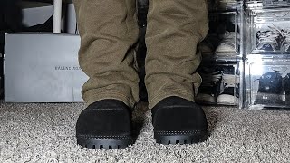 Balenciaga Black Alaska Fur Boots (Ugg Style) | Unboxing \u0026 On Foot Review!