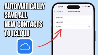 How To Auto Save New Contacts Directly To Your iCloud [2025]