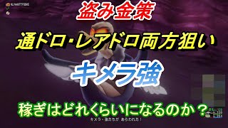 【ドラクエ10】通ドロ・レアドロ両方を欲張り狙ってキメラ強に対して盗み金策を行ってみた！稼ぎはどれくらいになるの？